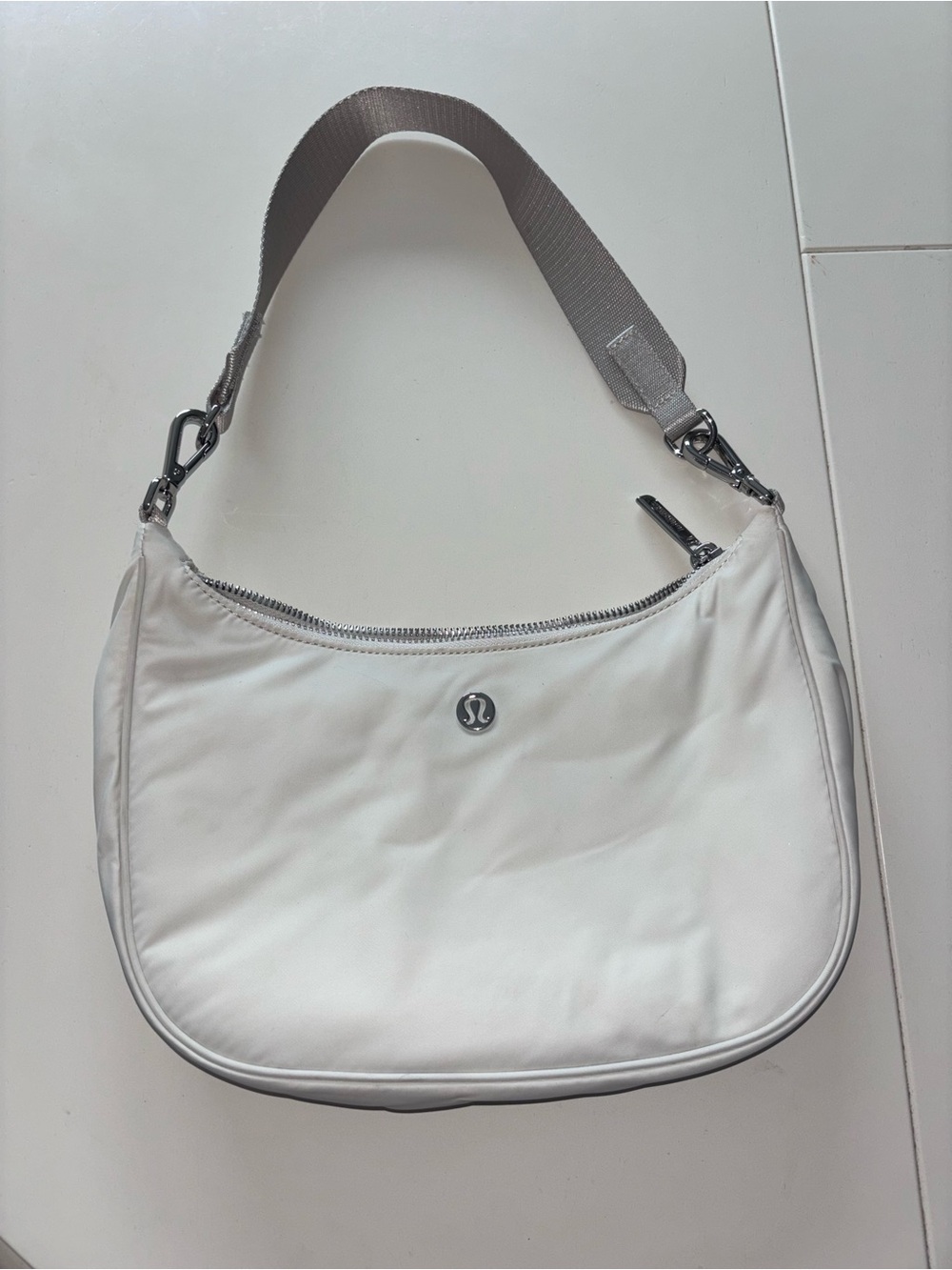 lululemon White Shoulder Bag